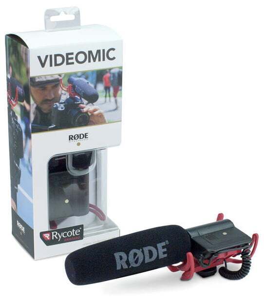 Микрофон для видеокамеры RODE VideoMic + Rycote Lyra