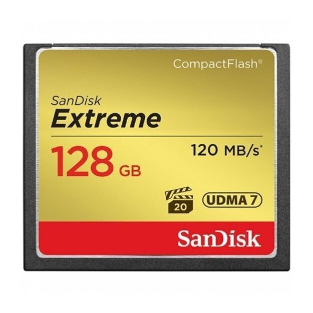 Карта памяти SanDisk Extreme CompactFlash 120MB/s 128GB (SDCFXSB-128G-G46)