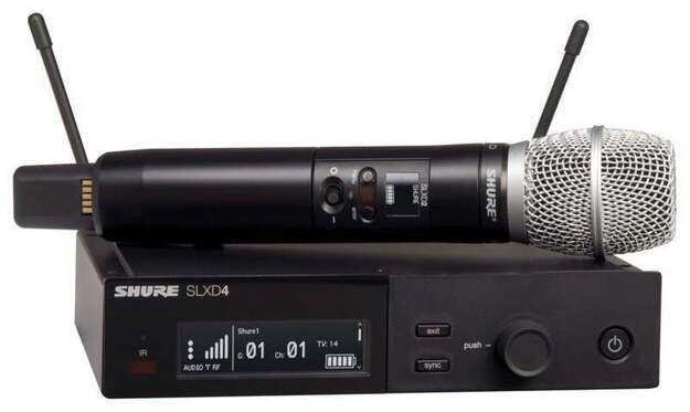 Радиосистема с ручным микрофоном Shure SLXD24E/SM86 H56