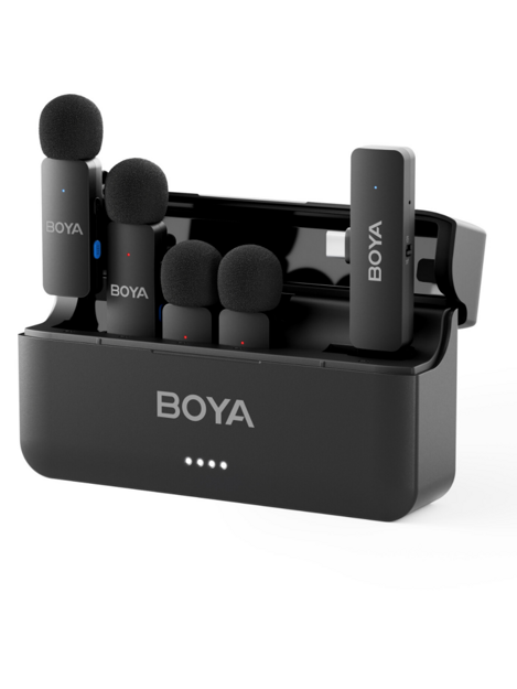 Boya BY-V4U Четырех канальный беспроводной микрофон 2,4 ГГц