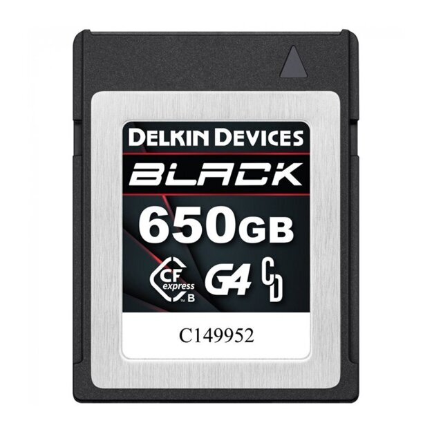 Карта памяти Delkin Devices Black CFexpress Type B G4 650GB [DCFXBB650]