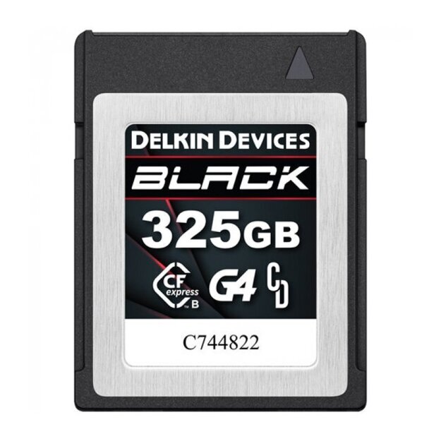 Карта памяти Delkin Devices Black CFexpress Type B G4 325GB [DCFXBB325]