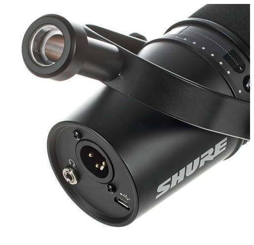 Динамический микрофон Shure MV 7 Black Stand Bundle