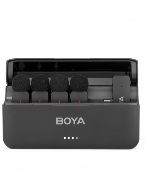 Boya BY-V4U Четырех канальный беспроводной микрофон 2,4 ГГц