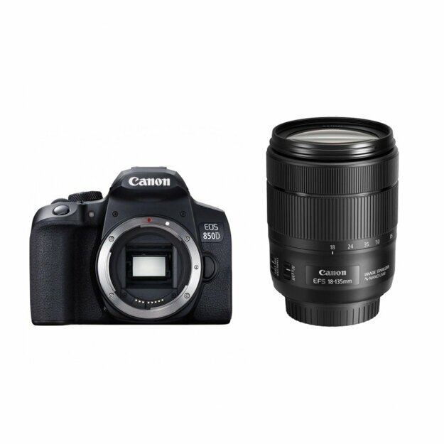 Зеркальный фотоаппарат Canon EOS 850D Kit EF-S 18-135mm IS USM