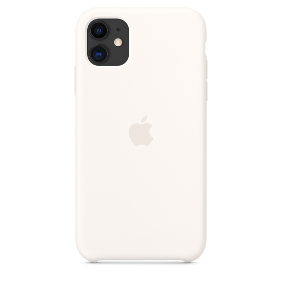 Чехол Apple Silicone Case для iPhone 11 белый