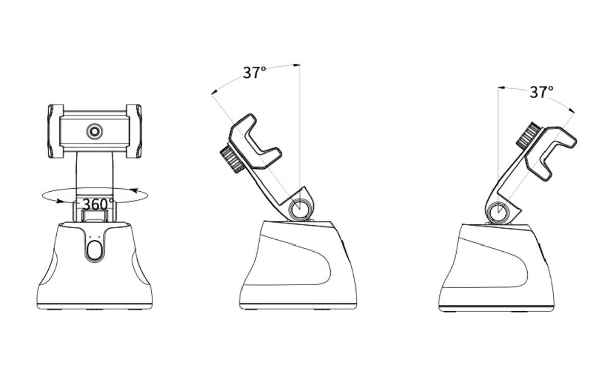 Смарт-штатив для блогеров на 360 градусов с датчиком движения Apai Genie -  Купить в Москве