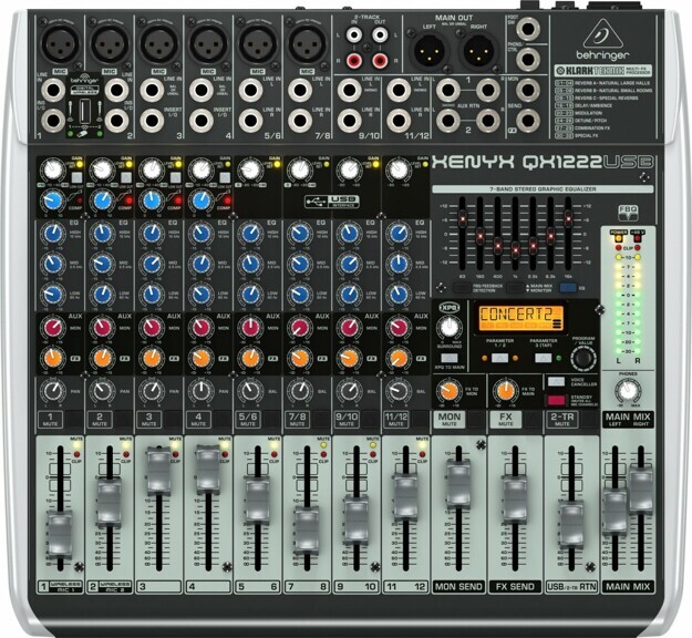 Микшерный пульт Behringer QX1222USB