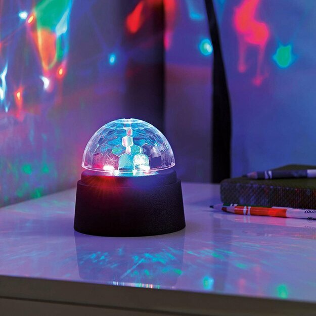 Шар  Диско , 6 разноцветных LED ламп, 9x9 см, 3xАА