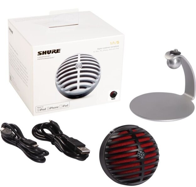 Конденсаторный микрофон Shure MV5-B-DIG