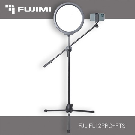 Профессиональная кольцевая лампа Fujimi FJL-FL12PRO+FTS