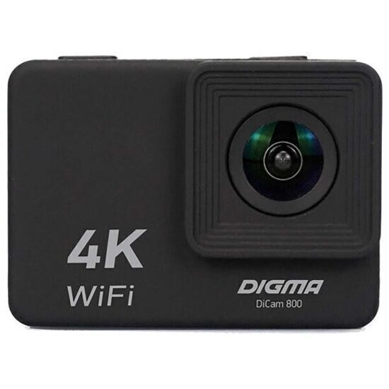 Экшн-камера DIGMA DiCam 800 черный